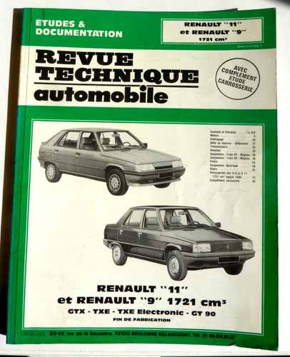 Rta revue technique automobile - revue,