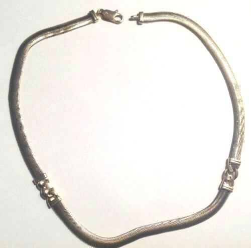 Collier rétro maille souple - collier,
