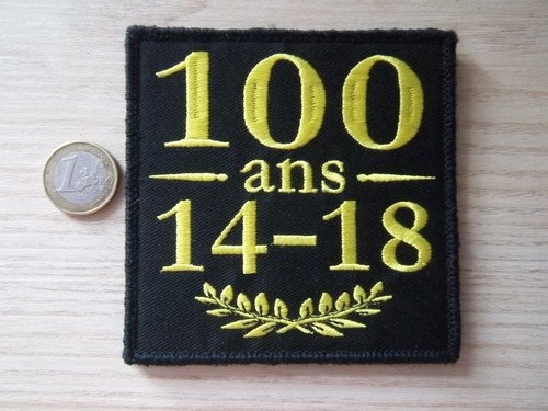 100 ans écusson 10x10cms - 100,