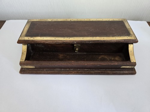 Ancien plumier bois - bois, xixe