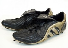 Crampons de football vintage Adidas Bracara TRX 2 noir et or US 11,5 UK 11 EU 46