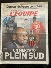 L'Equipe Journal 12/06/2018; Dupraz règle ses comptes/ Veira à Nice/ Balotelli