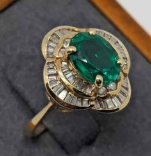 Bague de fiançailles ovale