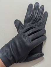 Vintage Dark Blue Leather