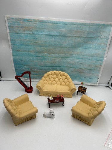 Salon pour barbie ooak - pour,