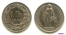 Coin / Pièce SUISSE : 1 Fr