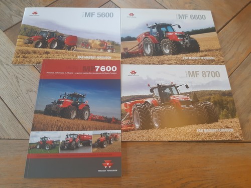 Lot brochures tracteurs - de, 4