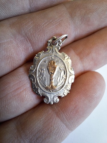 Ancien pendentif argent - ancien, en