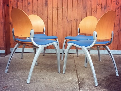 Salle manger chaises - 4x,