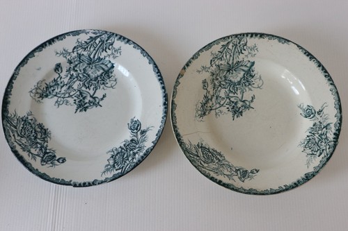 Anciennes assiettes lebacqz - anciennes,