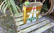 Ancien BIDON D'HUILE VINTAGE