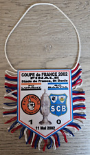 FANION FOOTBALL FINALE COUPE de FRANCE 2001/2002  FC LORIENT - SC BASTIA