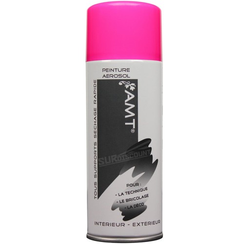 Bombe peinture rose fluo - bombe,