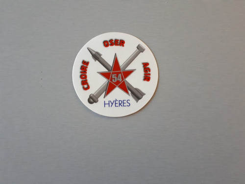 Autocollant militaire 54 - autocollant, 54°