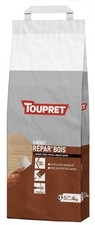Enduit réparation rebouchage spécial bois trou fente poudre 4kg TOUPRET
