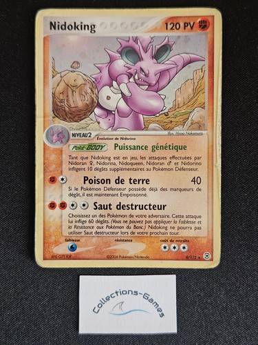 Carte pokémon nidoking 112 - carte, 8/112