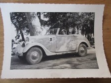PHOTO ORIGINALE PEUGEOT 301 CABRIOLET CONCOURS ELEGANCE FEMME AUTOMOBILE 1935 -1