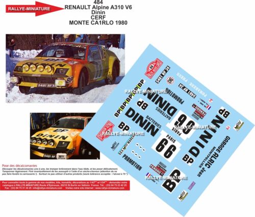 Decals ref 0484 alpine - decals,