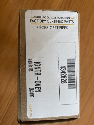 Whirlpool oven ignitor - oven, kit