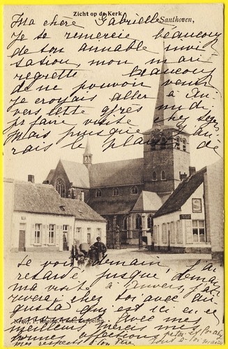 Cpa belgique anvers santhoven - cpa,