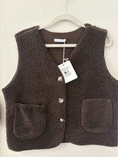 gilet sans manches Marron Chocolat