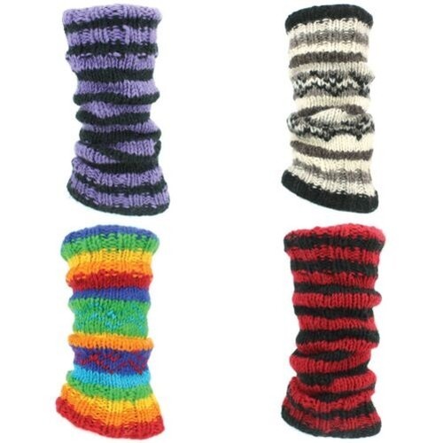 Jambières laine tricot - jambières,