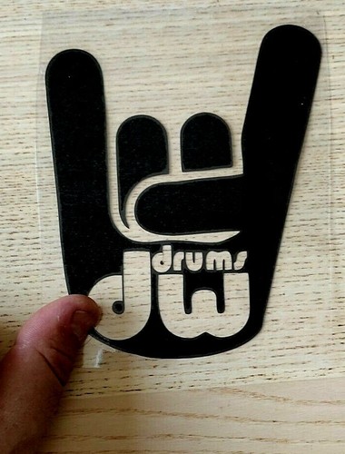 Sticker autocollant drums - sticker,