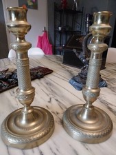 Paire De Bougeoirs Anciens