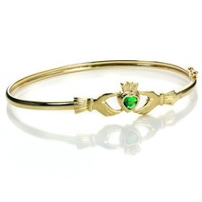 Bracelet Jonc Claddagh en Or