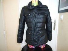VESTE NOIR MATELASSE DUVET D'OIE FEMME BELSTAFF -TAILLE  48 IT (S/M)