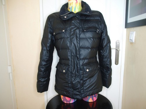 Veste noir matelasse duvet - veste,
