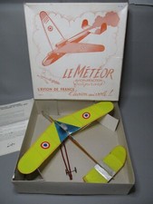 AS746 JETEX SOLIDO AVION DE FRANCE LE METEOR COMETE AVION A REACTION EN BOITE