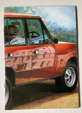 catalogue publicitaire RANGE ROVER automobilia