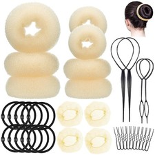 31pcs Donuts Cheveux Ensemble