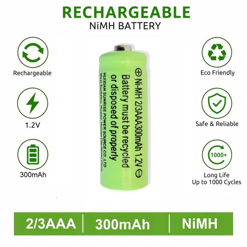 3aaa 300 mah - 2/3aaa,
