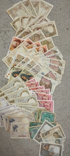 Lot billets français - de,