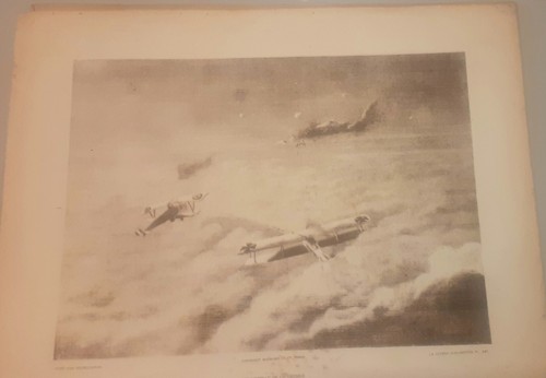 Gravure capitaine guynemer - capitaine,