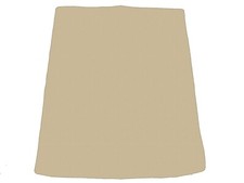 Beige Tapis de coffre velour