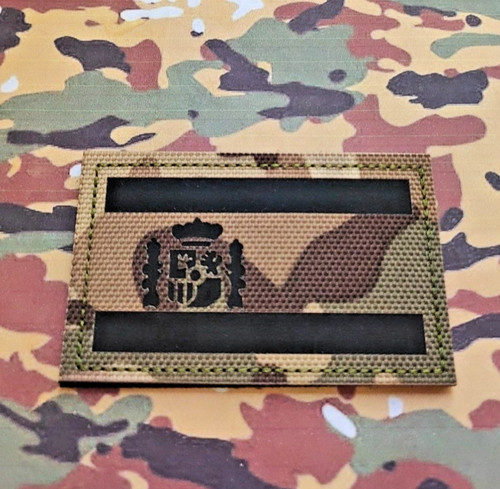 Badge espagne drapeau multicam - badge,