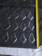 LOT DE  12  PAMPILLES  CRISTAL