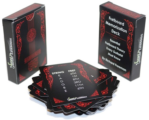 Fretboard memorization deck - fretboard,