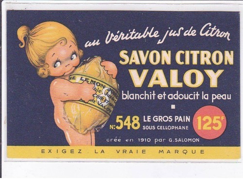 Publicite savon citron - le,