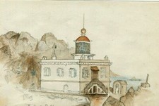 Ancien phare de dessin, bougie, Béjaïa, Algérie, paysage, mer, Soummam