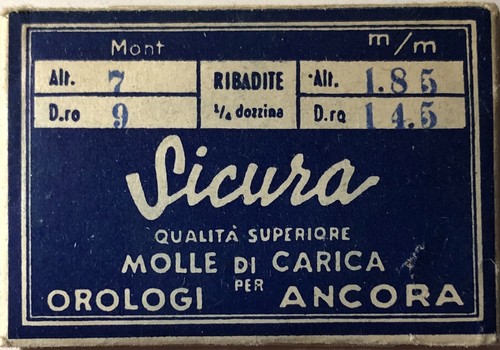 Sicura 1 ressort - [, 1x=1