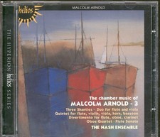 CDH55073 Nash Ensemble Chamber Music of Malcolm Arnold - 3 CD UK Helios 2001