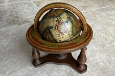 Globe terrestre Mappemonde rotative vintage sur pied en bois déco Vintage rétro