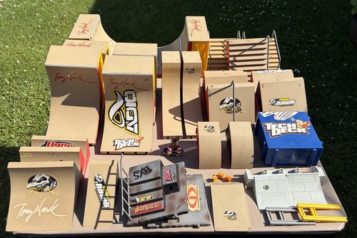 Huge lot tech deck tony - tech, hawk