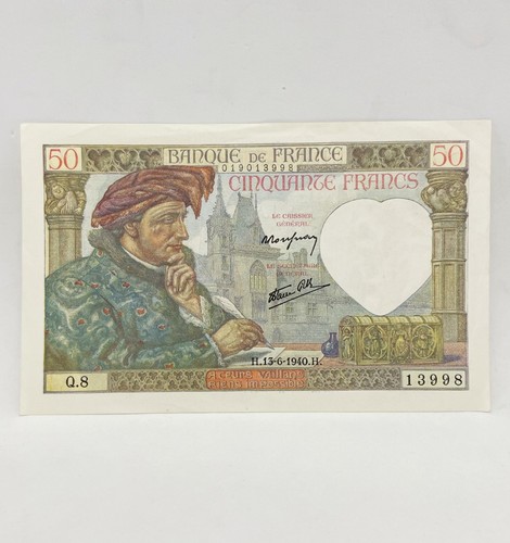 Billet cinquante francs - cinquante, 50