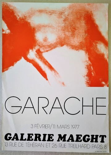Garache claude affiche - garache,