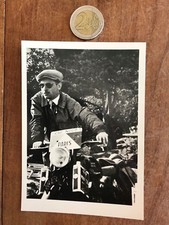 photographie ancienne de moto